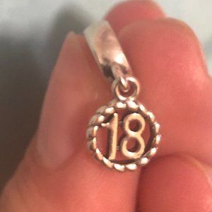 18 pandora charm